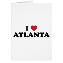 I Love Atlanta Georgia Cards