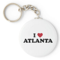 I Love Atlanta Georgia Keychain