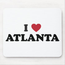 I Love Atlanta Georgia Mouse Pads