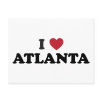 I Love Atlanta Georgia Postcard