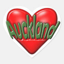 I Love Auckland Sticker