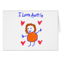 I Love Auntie Cards