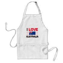 I Love Australia aprons