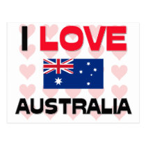 I Love Australia postcards