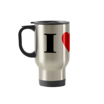 I Love Australian Kelpies Travel Mug