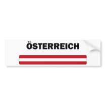 I Love Austria Bumper Stickers