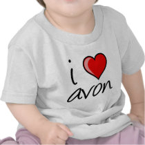 i love avon square tees