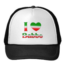 I Love Babbo Trucker Hats