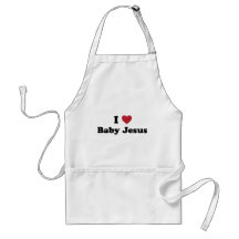 I love baby jesus aprons
