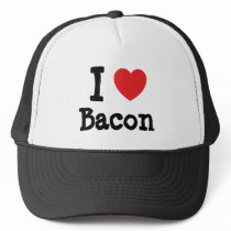 I love Bacon heart T-Shirt Hat