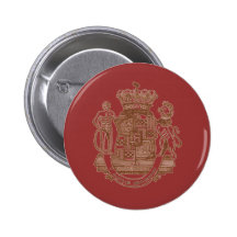 I Love Bacon Heraldic Crest Products Pin