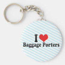 I Love Baggage Porters Key Chains