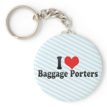 I Love Baggage Porters Key Chains