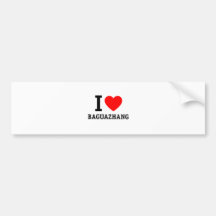 I Love Baguazhang Bumper Stickers