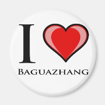 I Love Baguazhang Fridge Magnets