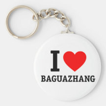 I Love Baguazhang Keychain