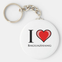 I Love Baguazhang Keychains