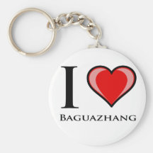 I Love Baguazhang Keychains