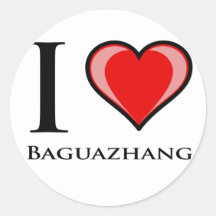 I Love Baguazhang Sticker