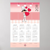I love Baking - 2011 Poster Wall Calendar