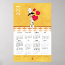 I love Baking - 2011 Poster Wall Calendar