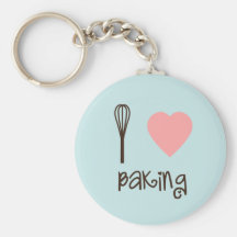 I Love Baking Key Chain