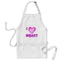 I LOVE Ballet Apron