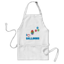 i love balloons apron