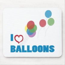 i love balloons mouse pads