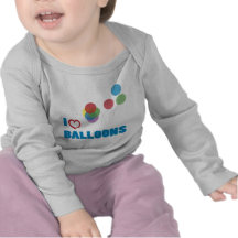 i love balloons t shirt