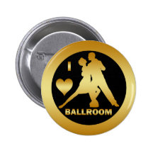 I LOVE BALLROOM PINS