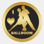 I LOVE BALLROOM STICKERS
