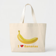 I Love Bananas Bags