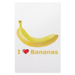 I Love Bananas stationery
