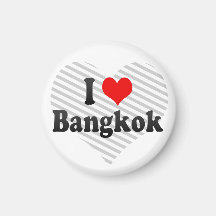 I Love Bangkok, Thailand Refrigerator Magnet