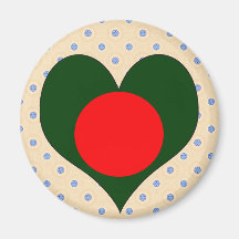 I Love Bangladesh Fridge Magnet