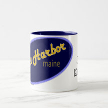 I Love Bar Harbour Maine mug