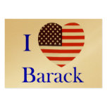 I Love Barack Business Card