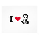 I Love Barack Obama T-shirt Custom Announcements