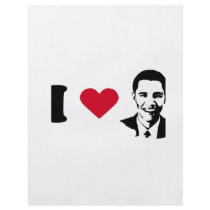 I Love Barack Obama T-shirt Flyer