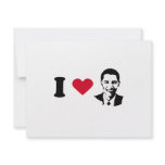 I Love Barack Obama T-shirt Custom Announcements