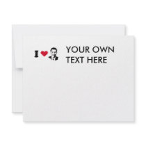 I Love Barack Obama T-shirt Personalized Invite