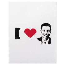 I Love Barack Obama T-shirt Personalized Letterhead