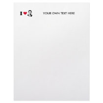 I Love Barack Obama T-shirt Letterhead