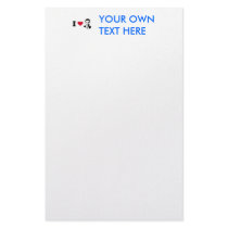 I Love Barack Obama T-shirt Customized Stationery