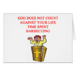 i love barbecue greeting cards