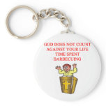 i love barbecue key chains