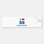 I Love Barkhamsted Connecticut Bumper Sticker