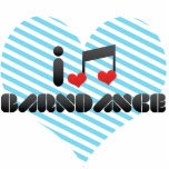 I Love Barndance Acrylic Cut Outs