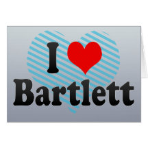 I Love Bartlett, United States Cards